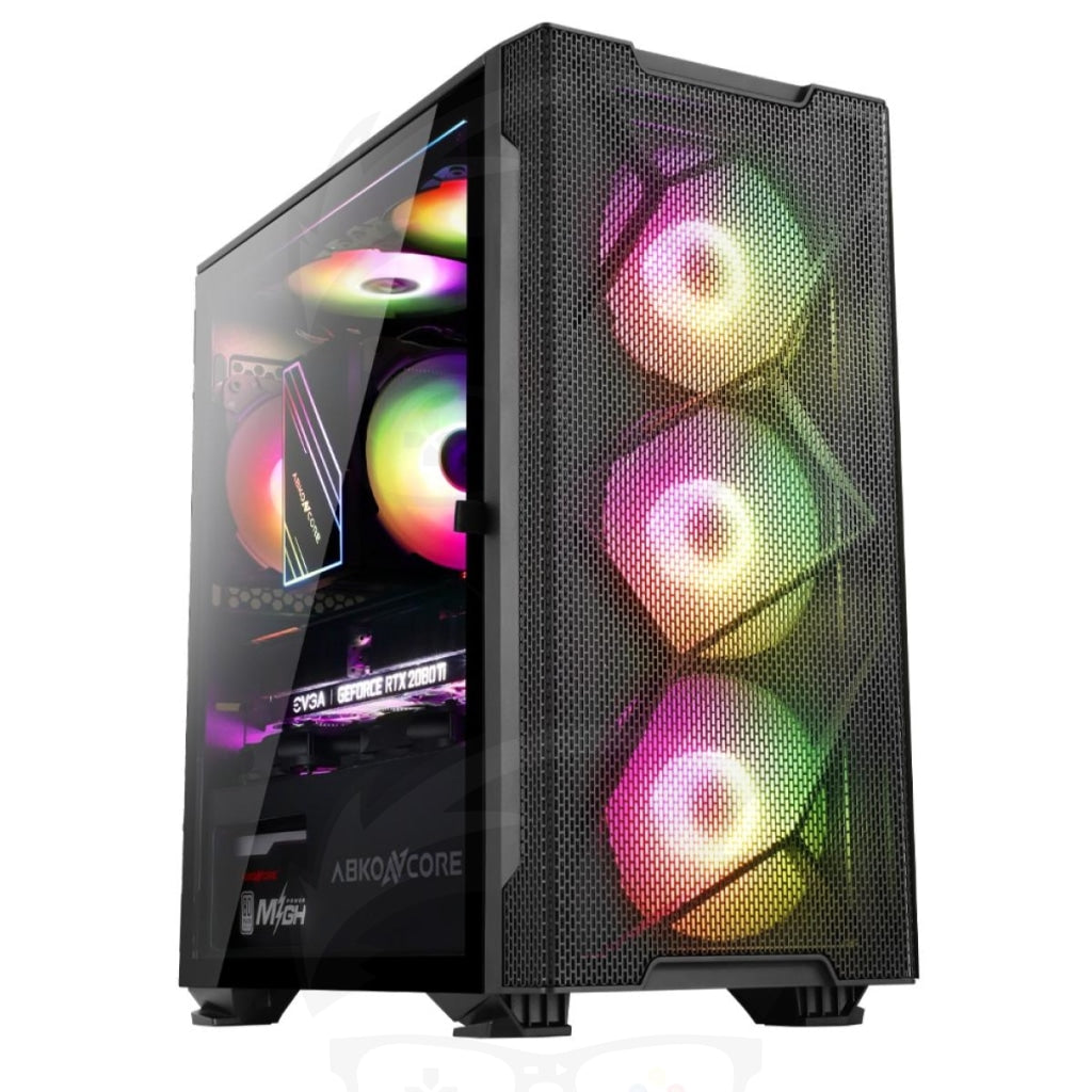 ABKONCORE C550M 4X120mm RGB GAMING CASE ABKONCORE C550M 4X120mm RGB GAMING CASE